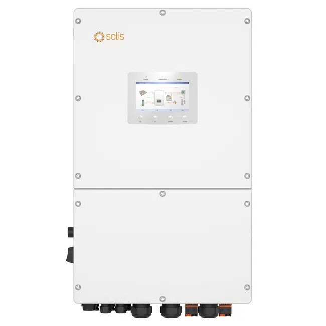 Solis S6-EH3P29.9K-H HV - Hybrid Wechselrichter mit 29.9 kW (3 MPPT) Die Solis Hybridwechselrichter der S6-EH3P(29.9-50)K-H Serie bieten hohe Leistung, flexible Speicherintegration und zuverlässige Netzstabilität – ideal für große PV-Anlagen mit modernem Energiemanagement.