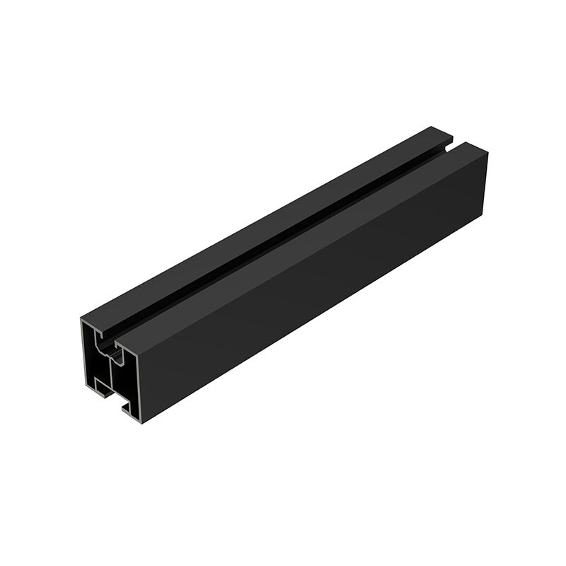 2,40 m Dachschiene Aluminiumprofil (schwarz)