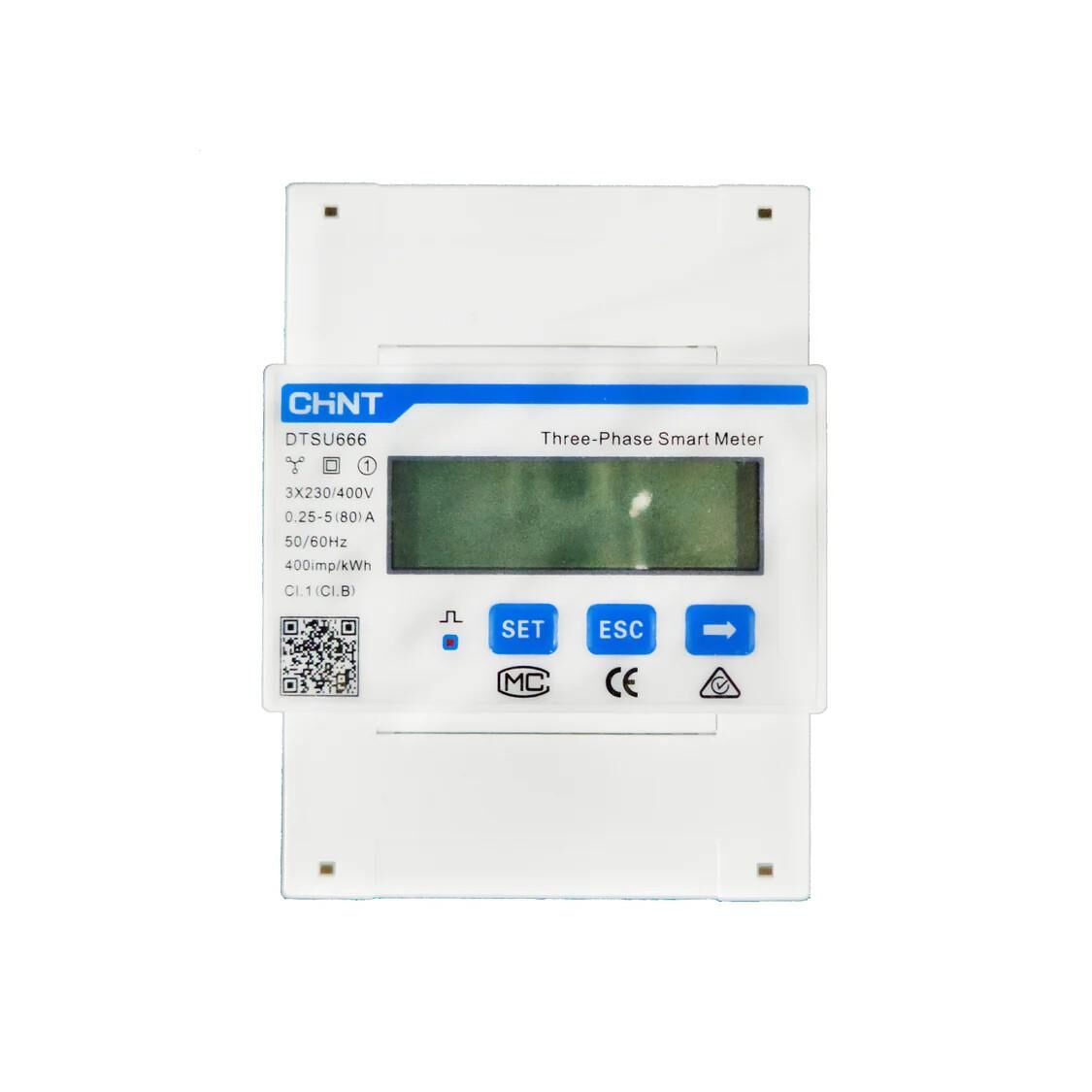 Fox ESS Smartmeter DTSU666 Der Fox ESS Smartmeter DTSU666 bietet präzise Messungen, dreiphasige Überwachung und optimiert deinen Eigenverbrauch. Kompakt, effizient und ideal für nachhaltiges Energiemanagement!