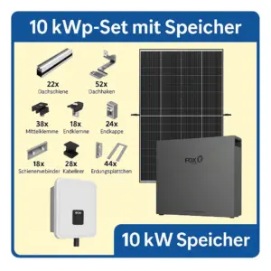 10 kWp PV-Komplettset