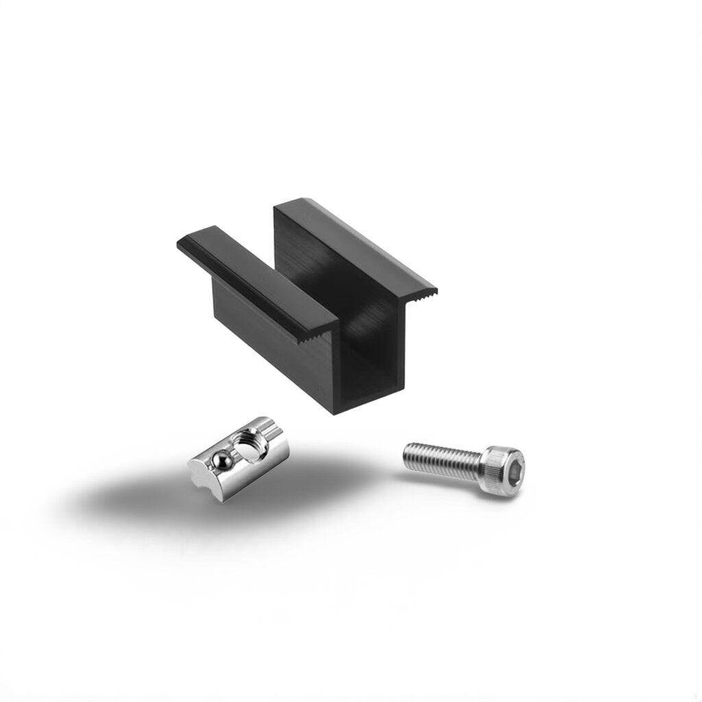 1e1463c8-a416-4498-bc11-e3fd277e5991 PV Mittelklemme Set 30mm - Schwarz