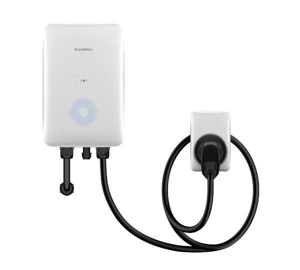 Sungrow AC011E-01 EV Charger 11 kW Wallbox mit Typ-2-Ladekabel zur PV-Integration im privaten Bereich