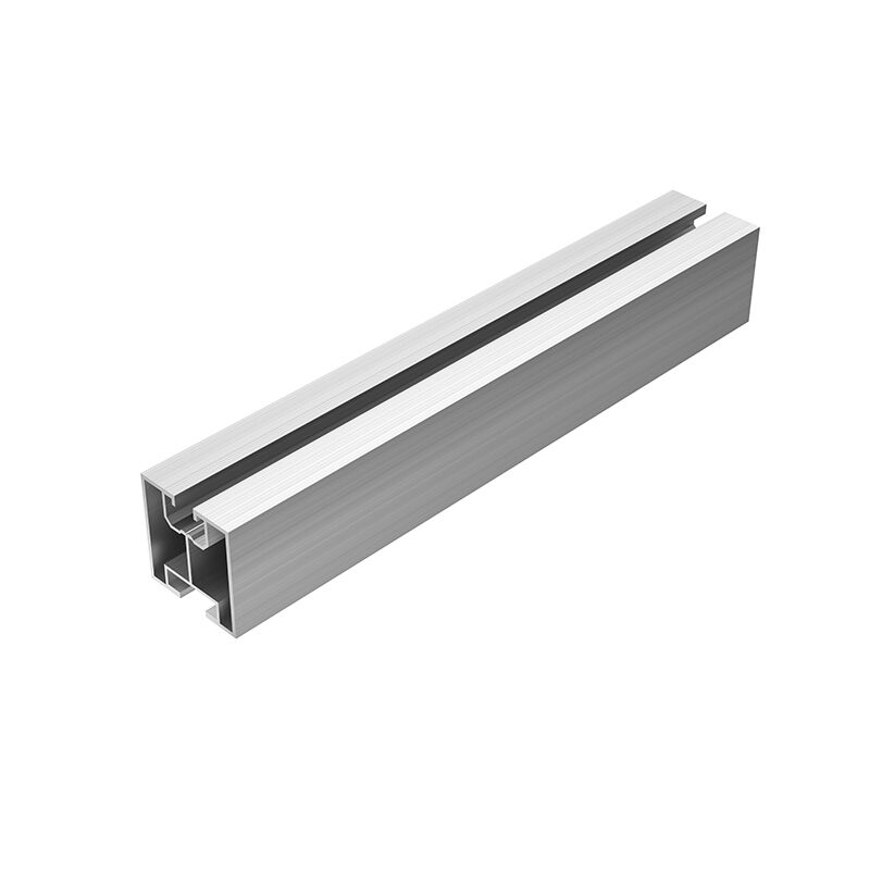 K-01-2400 2,40 m Dachschiene Aluminiumprofil (silber) – Bild 1