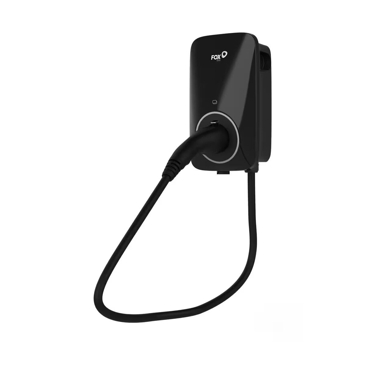 Fox Wallbox A-Series 11kW mit 3-phasiger AC-Ladeleistung, wetterfestem IP55/IK08-Gehäuse und smarter WLAN-App-Steuerung.