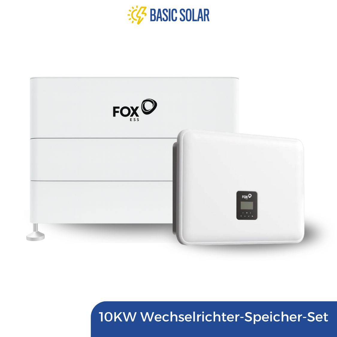 10kw FoxEss Smart Wechselrichter mit 9,6 kWh Speichersystem EQ3300 – Bild 1