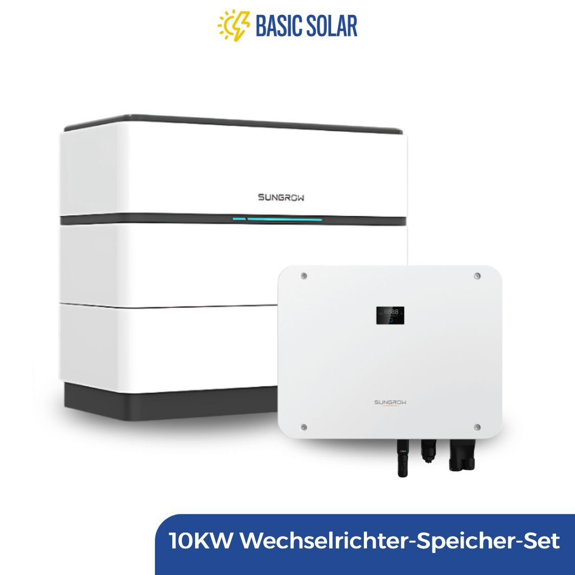 Sungrow Set – 10 kW Hybrid-Wechselrichter SH10T + 10 kWh Speicher SBH100 – Bild 1