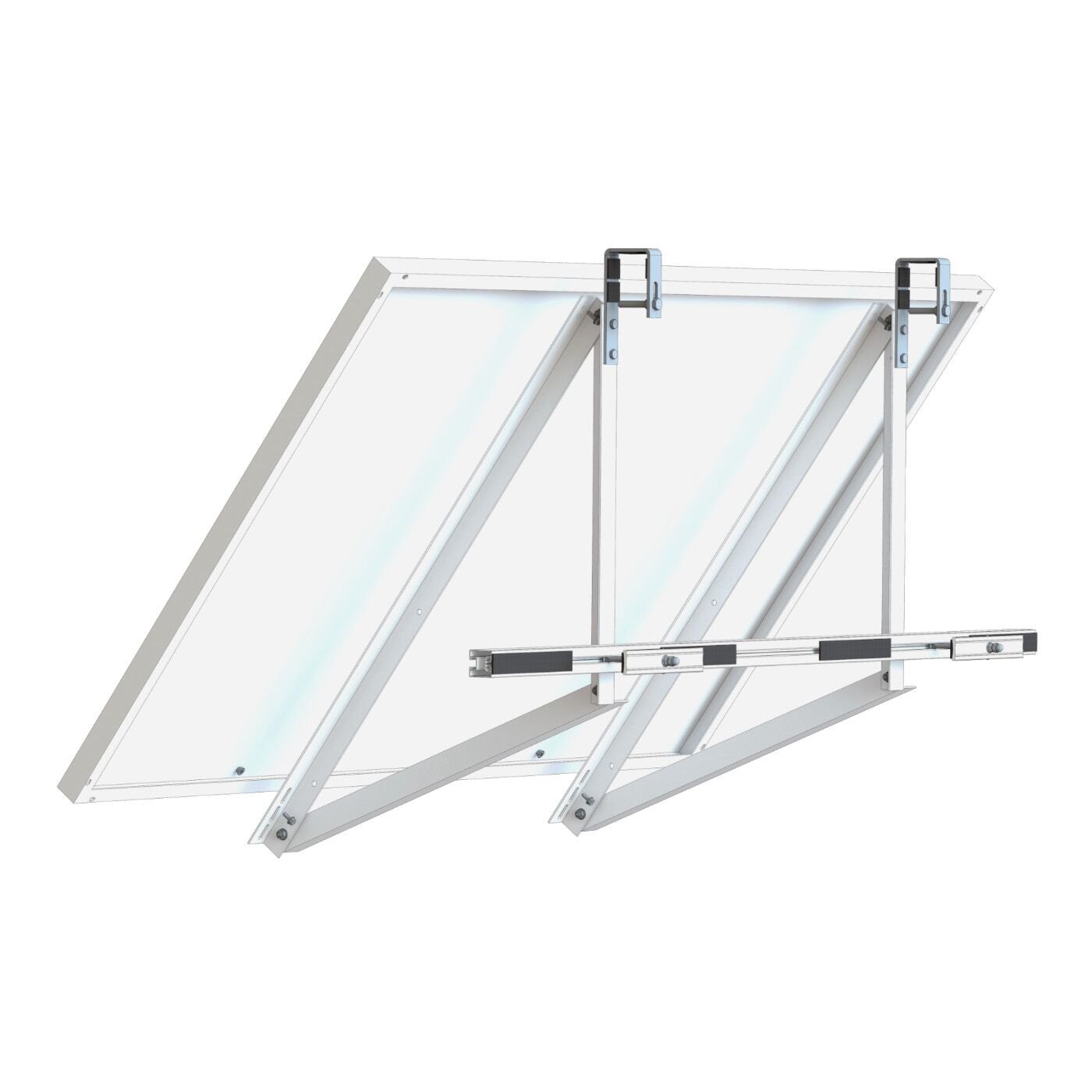 Balkonhalterung Profinal Balkonhalterung für Solarmodule – Aufständerungs-Set mit Statik – Bild 1